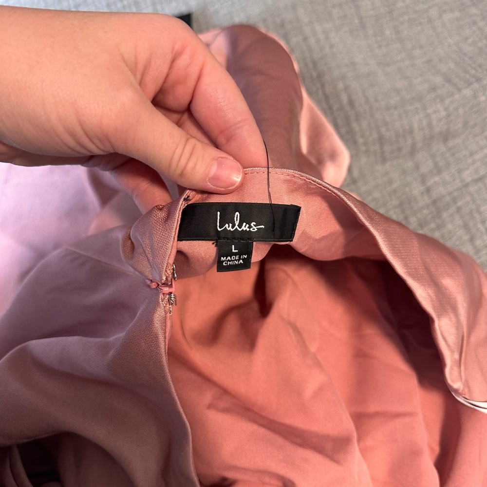 Lulu's Blush Backless Dress - Picture 4 of 6